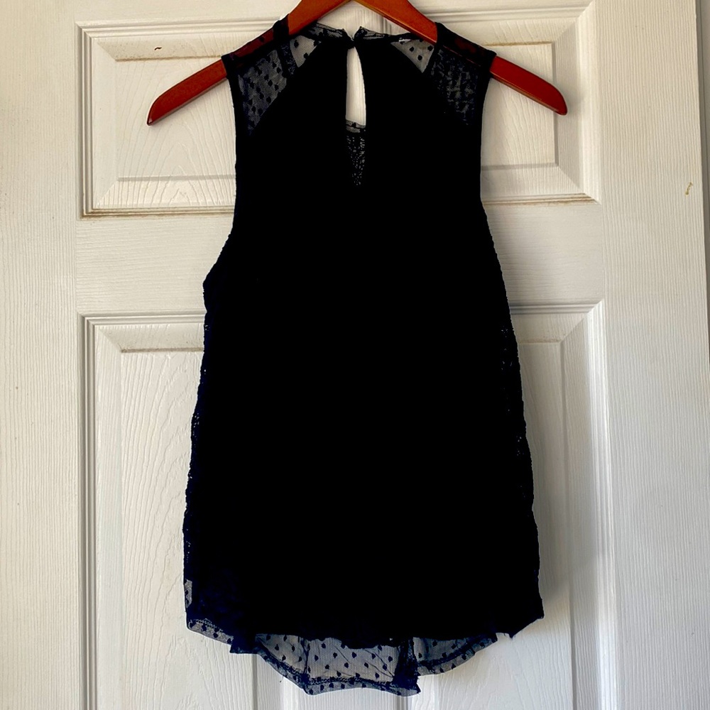 Black lace top